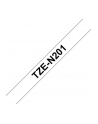 Taśma Brother 3.5mm BLACK  ON WHITE NON LAMINATED - nr 42