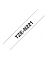 Taśma Brother 9mm BLACK  ON WHITE  NON LAMINATED - nr 29