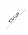 Taśma Brother 9mm BLACK  ON WHITE  NON LAMINATED - nr 35