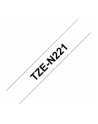 Taśma Brother 9mm BLACK  ON WHITE  NON LAMINATED - nr 38