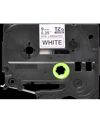 Taśma Brother 9mm BLACK  ON WHITE  NON LAMINATED nr 1