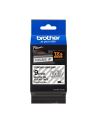 Taśma Brother 9mm BLACK  ON CLEAR ADHESIVE TAPE - nr 24