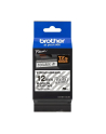 Taśma Brother 12mm BLACK  ON CLEAR ADHESIVE TAPE - nr 29