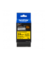 Taśma Brother 24mm BLACK ON YELLOW ADHESIVE TAPE - nr 34