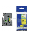 Taśma Brother 24mm BLACK ON YELLOW ADHESIVE TAPE - nr 37