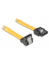 KABEL SATA DATA 70CM ZATRZASK. METAL. , WTYK 90'' DELOCK - nr 13