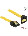 KABEL SATA DATA 70CM ZATRZASK. METAL. , WTYK 90'' DELOCK - nr 15