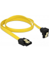 KABEL SATA DATA 70CM ZATRZASK. METAL. , WTYK 90'' DELOCK - nr 16