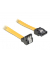 KABEL SATA DATA 70CM ZATRZASK. METAL. , WTYK 90'' DELOCK - nr 1