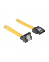 KABEL SATA DATA 70CM ZATRZASK. METAL. , WTYK 90'' DELOCK - nr 7