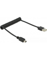 KABEL USB AM-MINI 2.0 SPIRALA 20-60CM DELOCK - nr 26