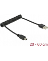 KABEL USB AM-MINI 2.0 SPIRALA 20-60CM DELOCK - nr 27