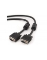 KABEL VGA M/M 5M + EKRAN + FERRYT BLACK GEMBIRD - nr 12