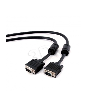 KABEL VGA M/M 5M + EKRAN + FERRYT BLACK GEMBIRD nr 2