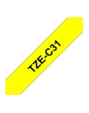 Taśma Brother 12mm BLACK ON FLUO. YELLOW - nr 5