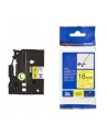 Taśma Brother 18mm BLACK  ON YELLOW FLEXIBLE ID - nr 12