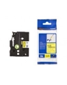 Taśma Brother 18mm BLACK  ON YELLOW FLEXIBLE ID - nr 16