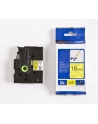 Taśma Brother 18mm BLACK  ON YELLOW FLEXIBLE ID - nr 9