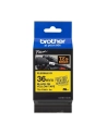 Taśma Brother 36mm BLACK  ON YELLOW FLEXIBLE ID - nr 29