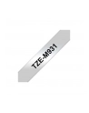 Taśma Brother 12mm BLACK ON SILVER (MAT) TAPE/METALIC - nr 8