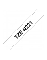 Taśma Brother 9mm BLACK  ON WHITE  NON LAMINATED - nr 16