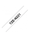 Taśma Brother 9mm BLACK  ON WHITE  NON LAMINATED - nr 28