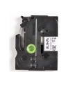 Taśma Brother 9mm BLACK  ON WHITE  NON LAMINATED - nr 36