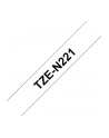 Taśma Brother 9mm BLACK  ON WHITE  NON LAMINATED - nr 41