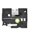 Taśma Brother 9mm BLACK  ON WHITE  NON LAMINATED - nr 6