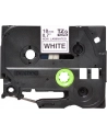 Taśma Brother 18mm BLACK  ON WHITE NON LAMINATED - nr 33