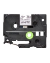 Taśma Brother 18mm BLACK  ON WHITE NON LAMINATED - nr 6