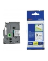 Taśma Brother 9mm BLACK  ON CLEAR ADHESIVE TAPE - nr 16