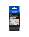 Taśma Brother 9mm BLACK  ON CLEAR ADHESIVE TAPE - nr 23