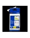 Taśma Brother 9mm BLACK  ON CLEAR ADHESIVE TAPE - nr 2