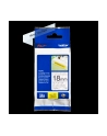 Taśma Brother 18mm BLACK  ON CLEAR ADHESIVE TAPE - nr 4