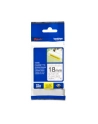 Taśma Brother 18mm BLACK  ON CLEAR ADHESIVE TAPE - nr 8