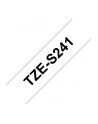 Taśma Brother 18mm BLACK  ON WHITE ADHESIVE TAPE - nr 18