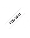 Taśma Brother 18mm BLACK  ON WHITE ADHESIVE TAPE - nr 24