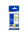 Taśma Brother 18mm BLACK  ON WHITE ADHESIVE TAPE - nr 38
