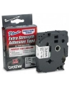 Taśma Brother 18mm BLACK  ON WHITE ADHESIVE TAPE - nr 49