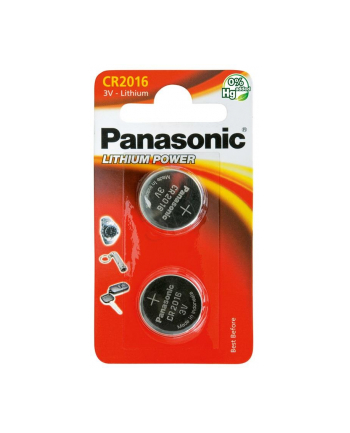 Bateria Panasonic CR2016 | 2 szt. | blister