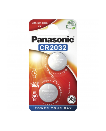 Bateria Panasonic CR2032 | 2 szt. | blister