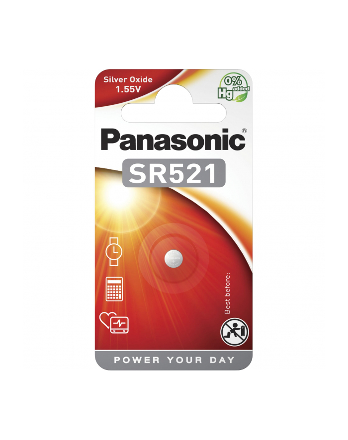 Bateria Panasonic SR521 | 1 szt. | blister główny