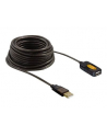 KABEL USB 2.0 A-A M/F PRZEDŁUŻACZ AKTYWNY 5M - nr 37