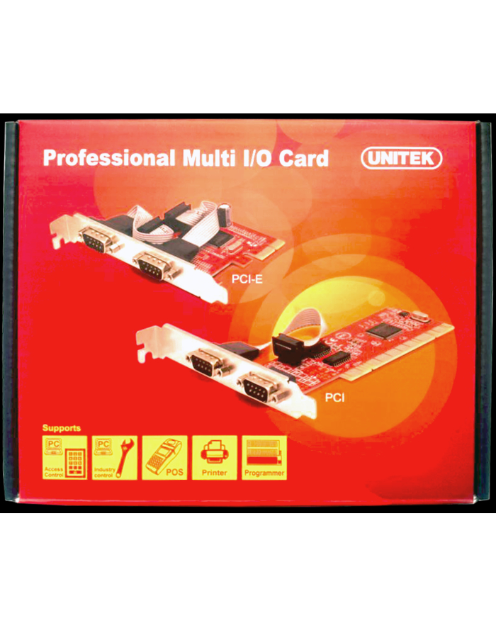 KONTROLER UNITEK PCI-E 2X RS-232 główny