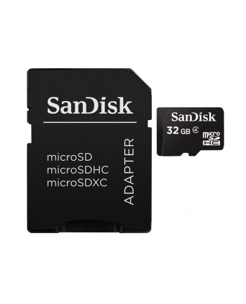 SANDISK MICRO SD 32GB Class 4 + ADAPTER