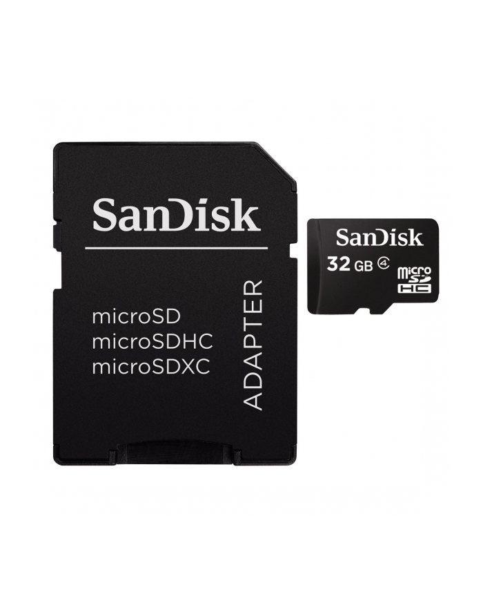 SANDISK MICRO SD 32GB Class 4 + ADAPTER główny