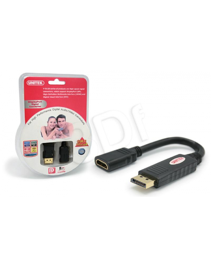 ADAPTER UNITEK Y-5118D DISPLAYPORT TO HDMI główny