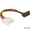 KABEL SATA ZASILAJĄCY MOLEX(M)->SATA(F) KĄT. 90” 15CM DELOCK - nr 16