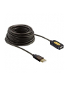 PRZEDŁUŻACZ USB AM-AF 2.0 10M AKTYWNY BLACK DELOCK - nr 13